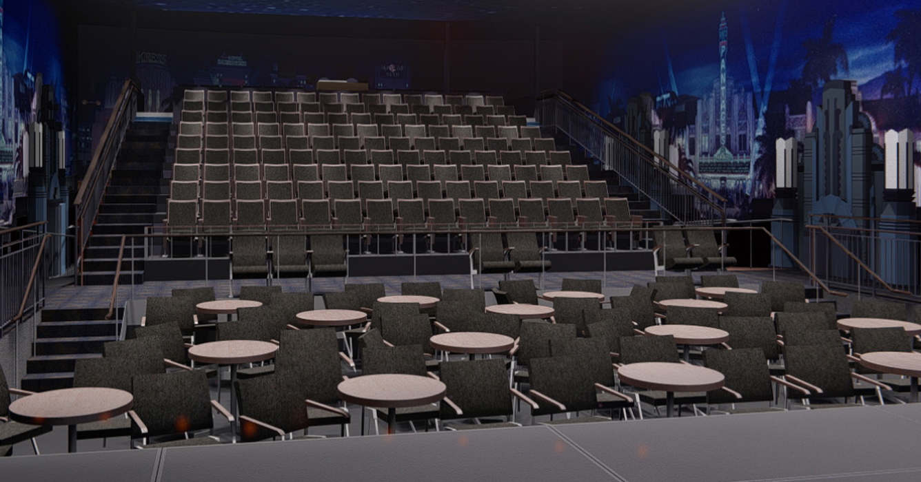 Rendering of Nimoy seating