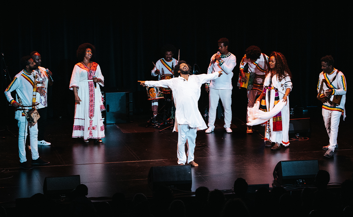 Ethiocolor performs on The Nimoy stage