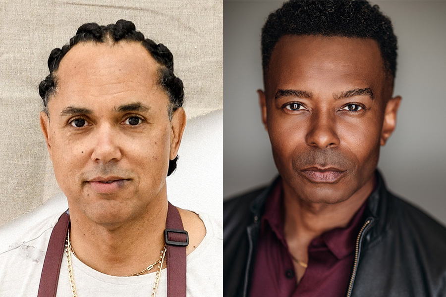 Split image of Edgar Arceneaux and Frank Lawson
