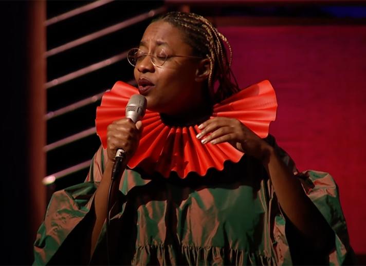 Cécile McLorin Salvant performing "Over the Rainbow" live at Jazz at Lincoln Center
