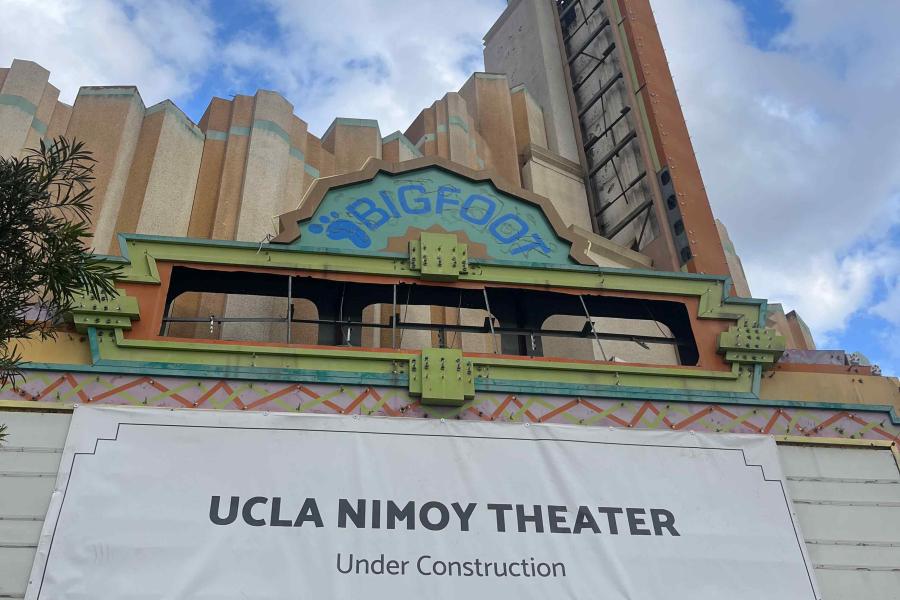 UCLA Nimoy Theater construction making progress