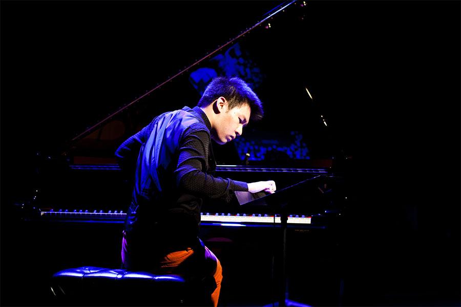 Conrad Tao plays piano