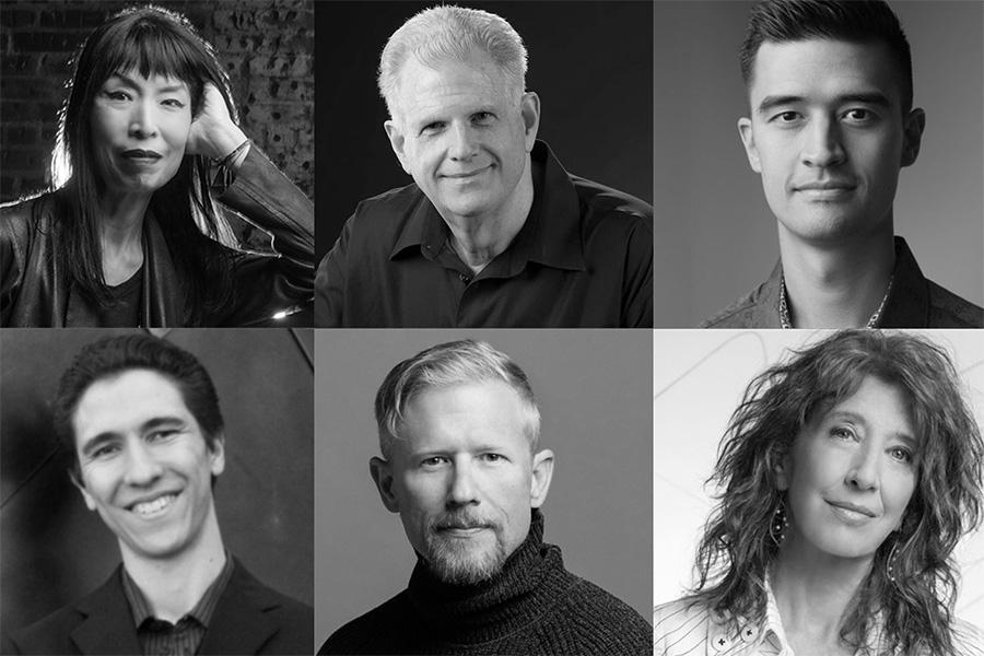 Collage of headshots of all performers from “Rundfunk” by Enno Poppe