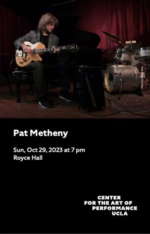 Pat Metheny house program cover