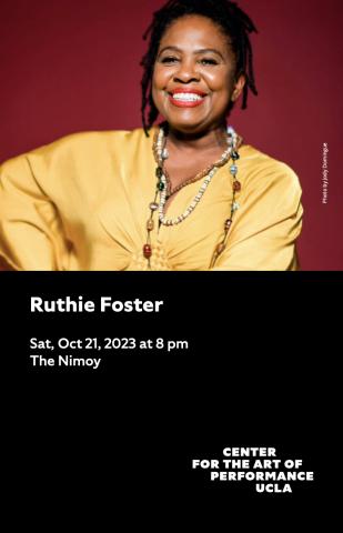 Ruthie Foster program cover