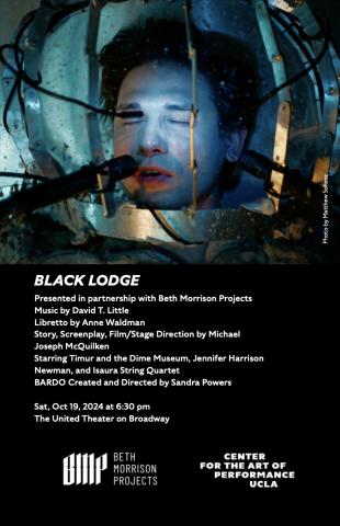 Program cover for Black Lodge featuring image of Timur