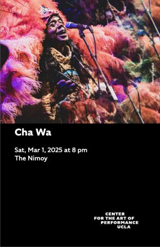 Program cover for Cha Wa