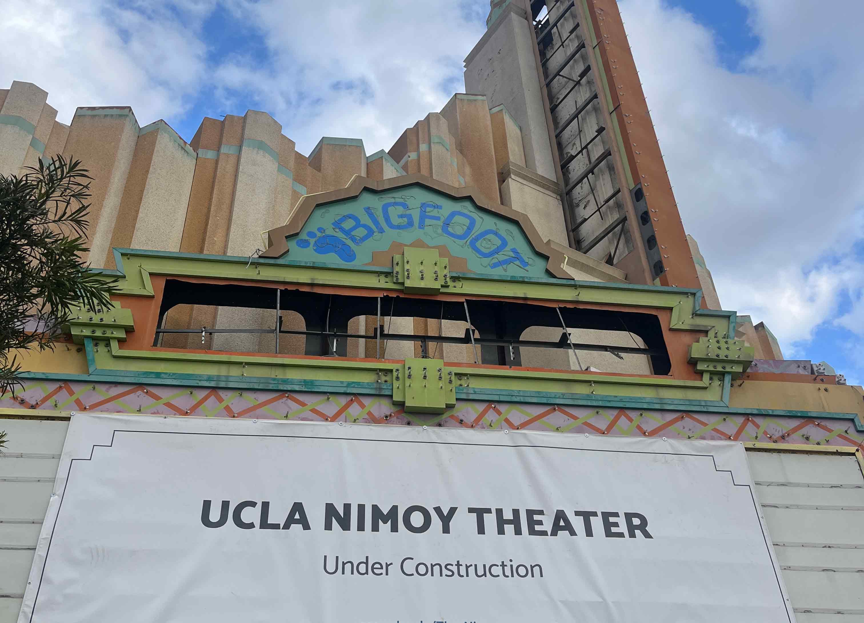 UCLA Nimoy Theater construction making progress